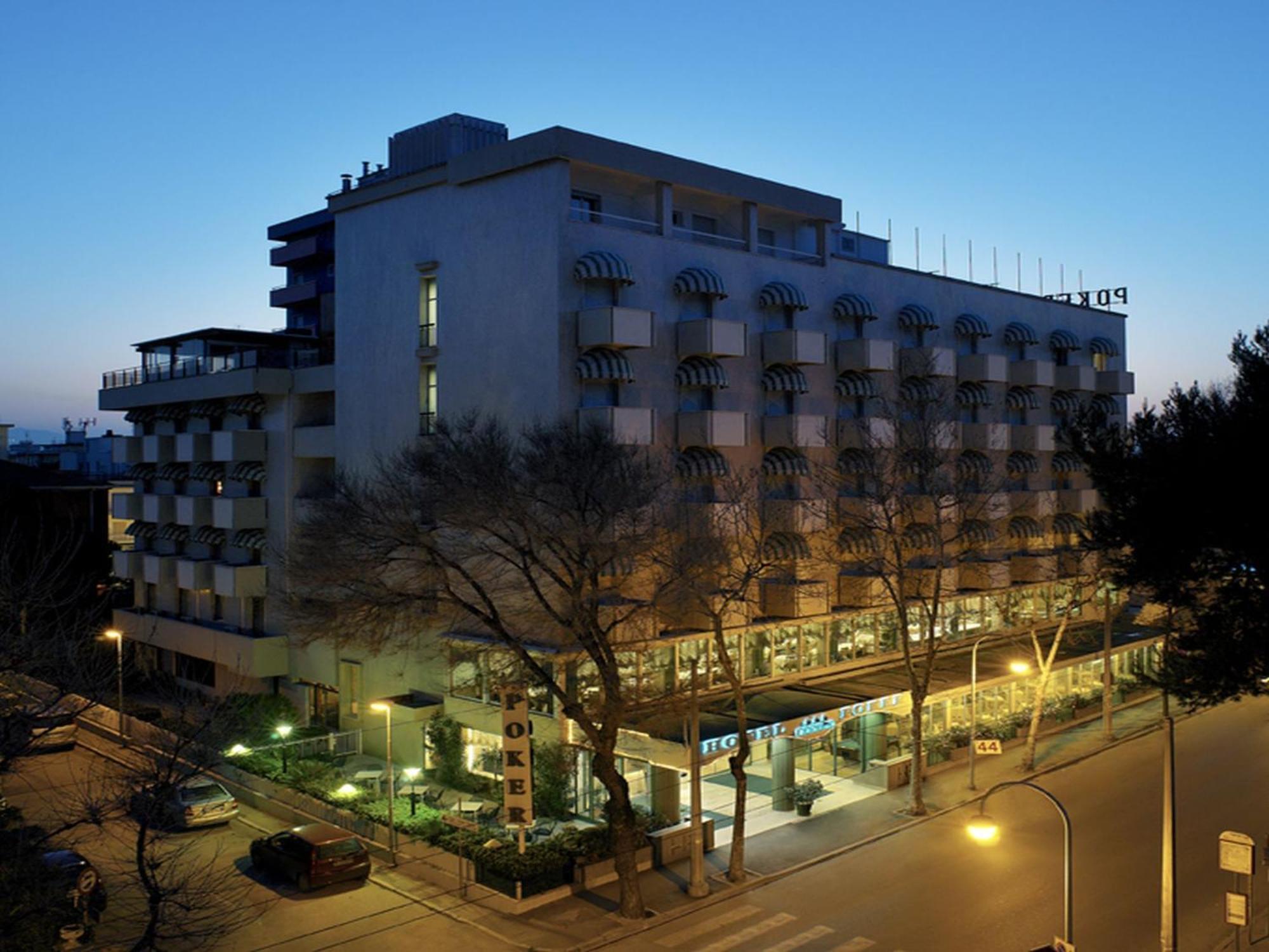 Hotel Poker Riccione Bagian luar foto